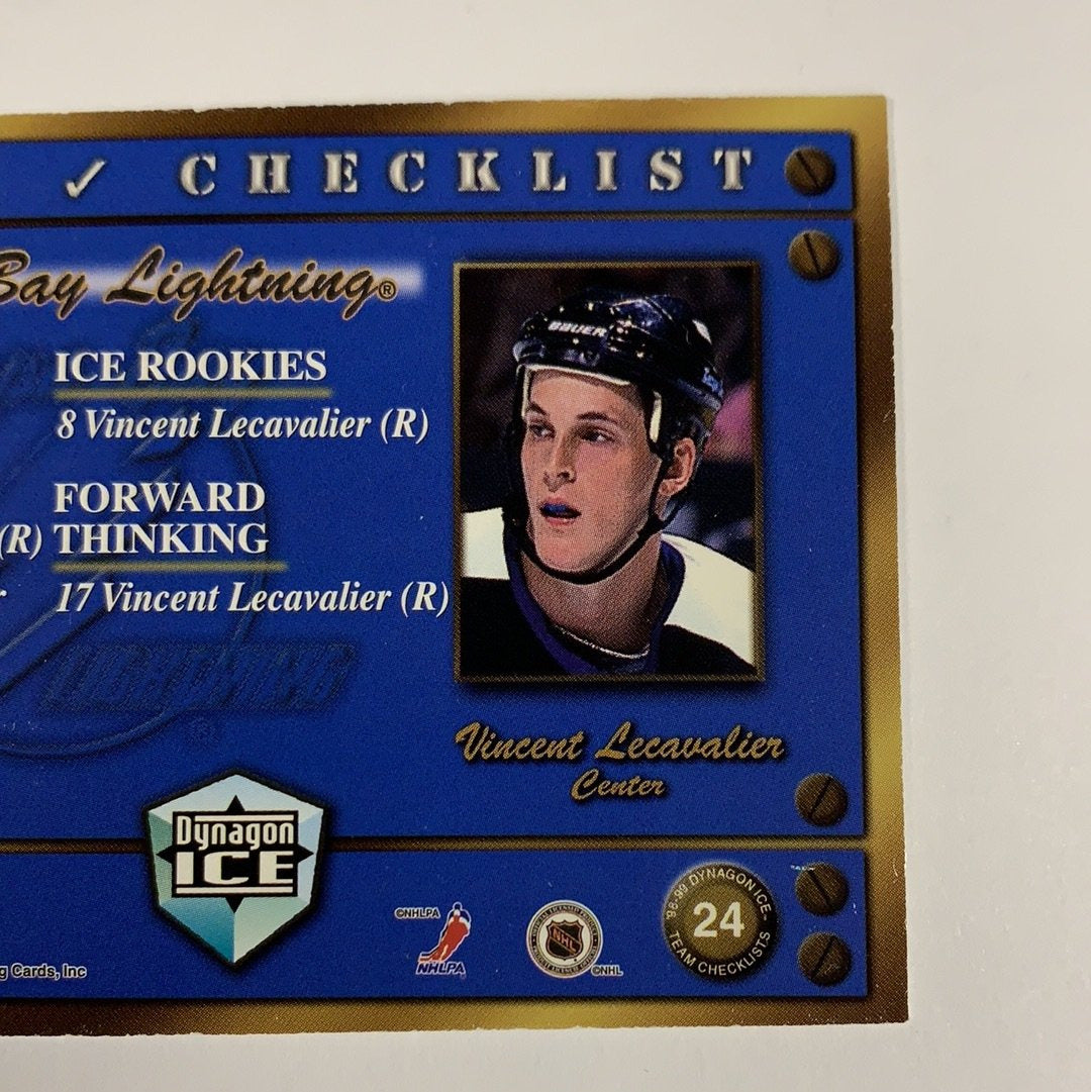 1998-99 Dynagon Ice Tampa Bay Lighting Team Checklist  Local Legends Cards & Collectibles