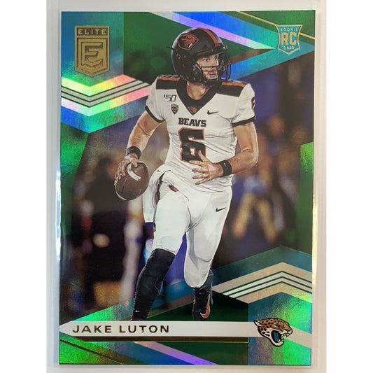  2020 Donruss Elite Jake Luton RC Green Foil  Local Legends Cards & Collectibles