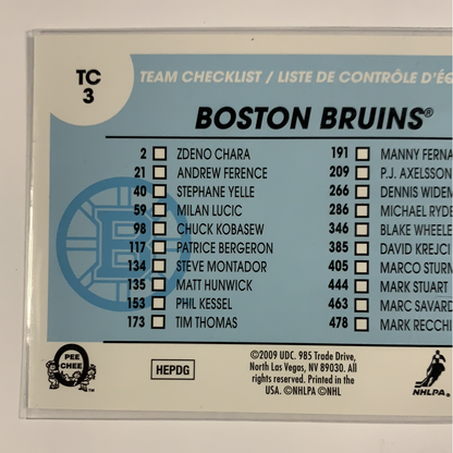  2008-09 O-Pee-Chee Marc Savard Assist Leader  Local Legends Cards & Collectibles