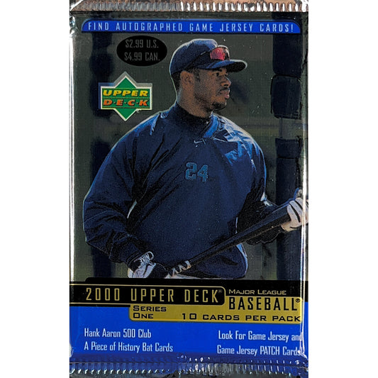 2000 Upper Deck Series 1 MLB Baseball Hobby Pack