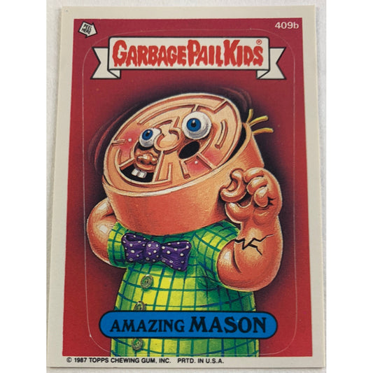 1987 Topps Garbage Pail Kids Amazing Mason Die Cut
