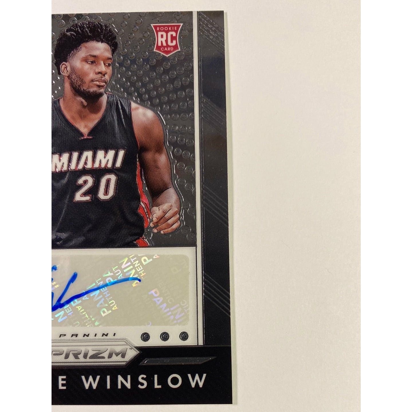 2015-16 Panini Prizm Justise Winslow Rookie Auto