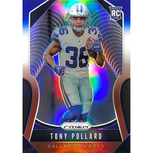 2019 Panini Prizm Tony Pollard Red White Blue Prizm RC