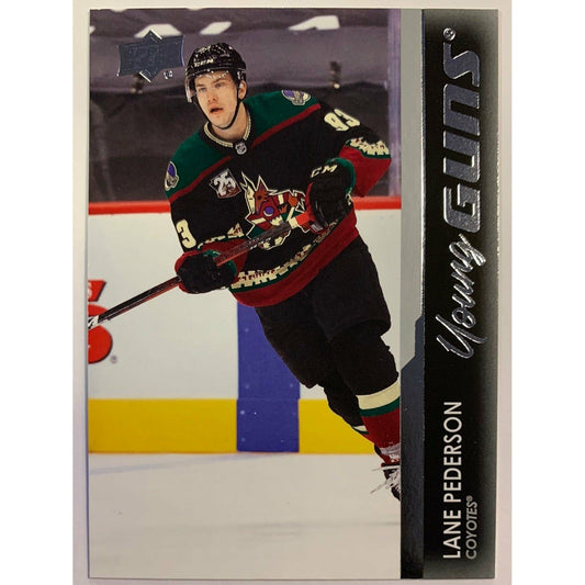 2021-22 Upper Deck Series 1 Lane Pederson Young Guns