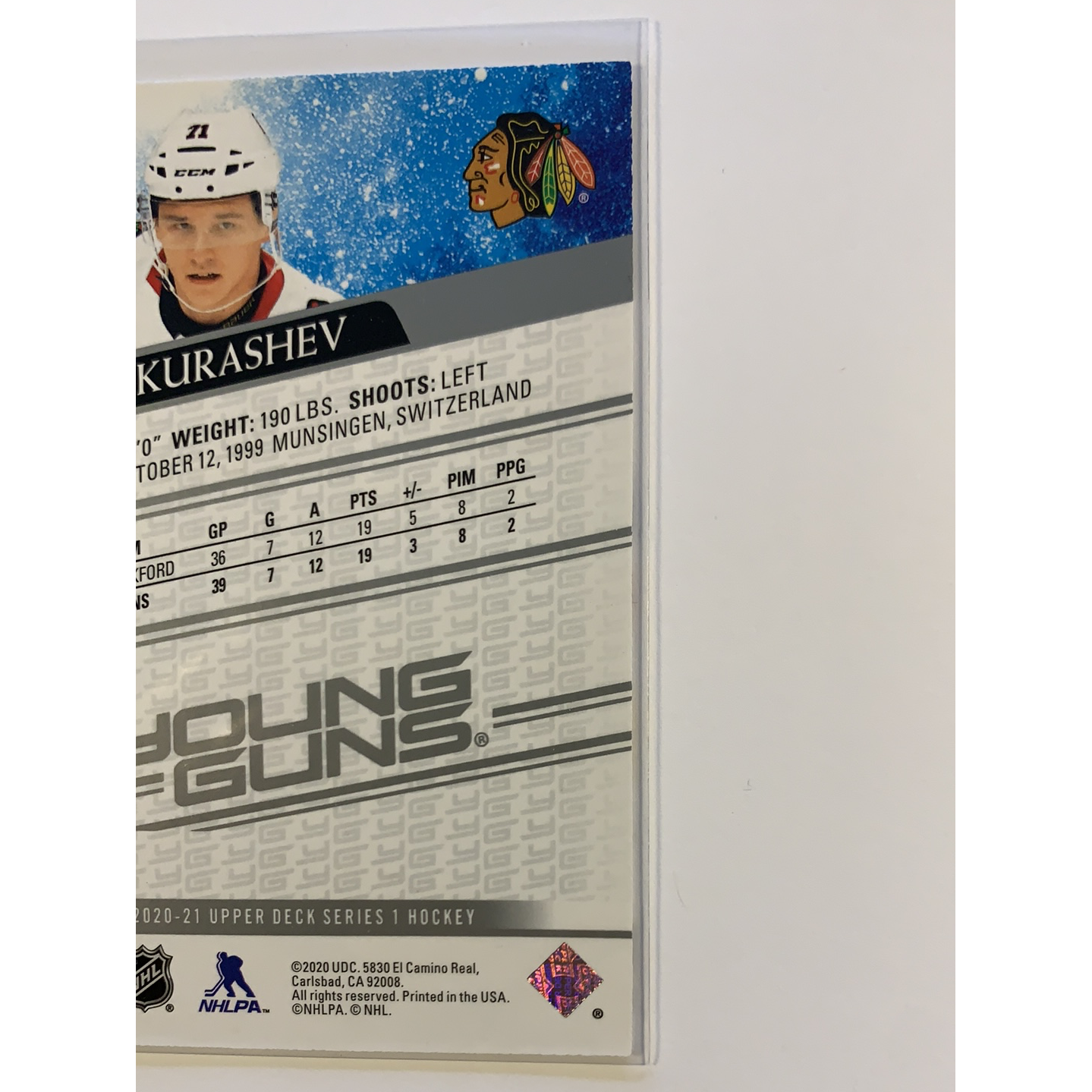  2020-21 Upper Deck Series 1 Philipp Kurashev Young Guns  Local Legends Cards & Collectibles