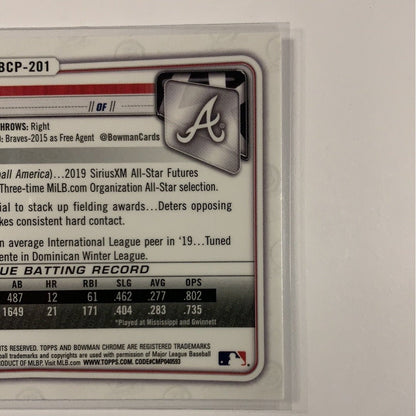  2020 Bowman Chrome Cristian Pache Mega Box Mojo Refractor  Local Legends Cards & Collectibles