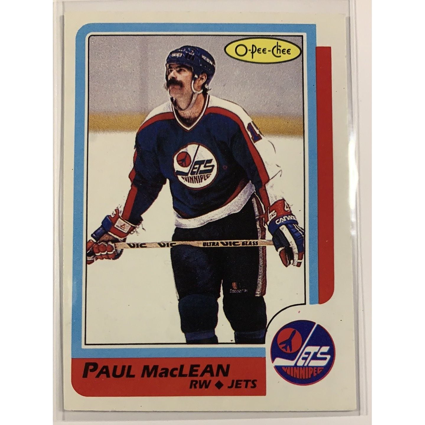  1986-87 O-Pee-Chee Paul Maclean base #114  Local Legends Cards & Collectibles