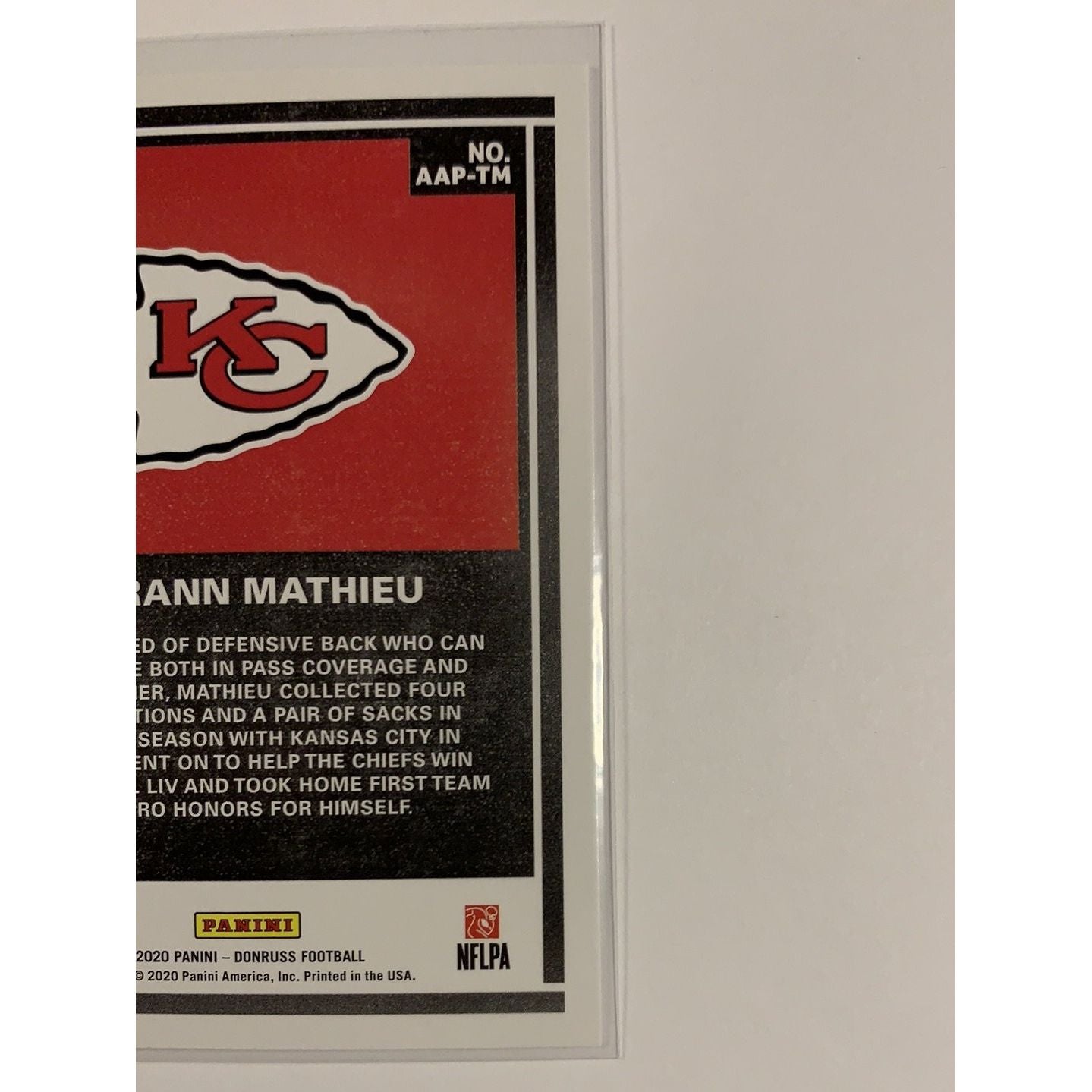  2020 Donruss Tyrann Mathieu Action All Pros  Local Legends Cards & Collectibles