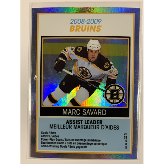  2008-09 O-Pee-Chee Marc Savard Assist Leader  Local Legends Cards & Collectibles