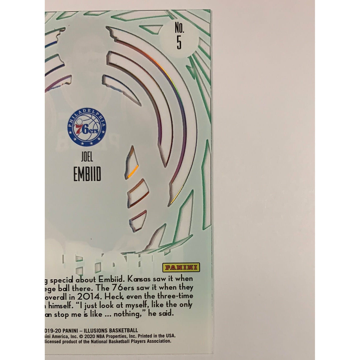  2019-20 Illusions Joel Embid Mystique  Local Legends Cards & Collectibles