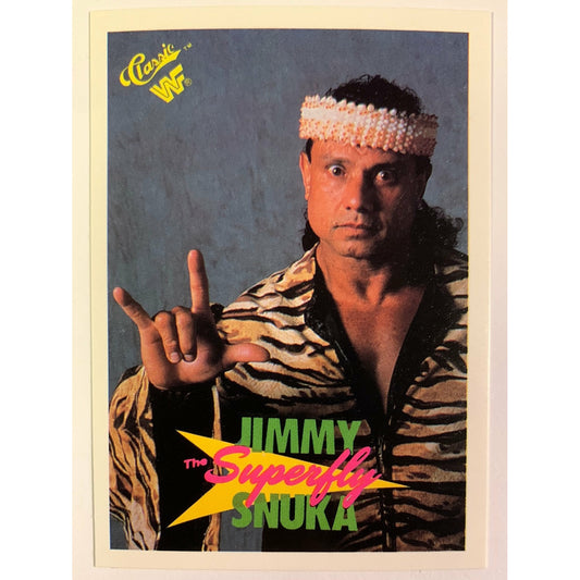  1990 Classic WWF Supafly Jimmy Snuka  Local Legends Cards & Collectibles