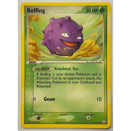  Team Rocket Returns Koffing Common Non-Holo 61/109  Local Legends Cards & Collectibles