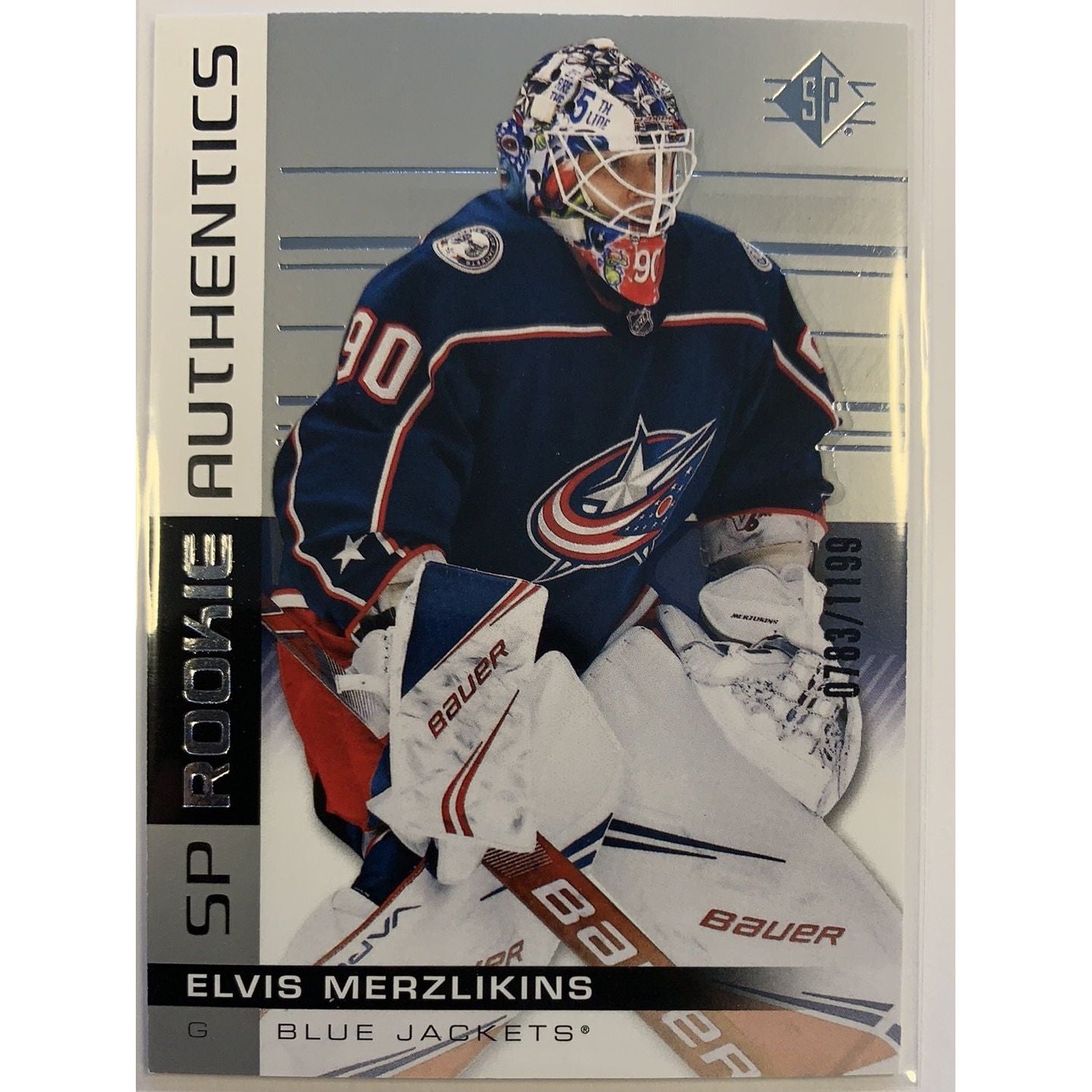  2019-20 SP Elvis Merzlikins Rookie Authentics /1199  Local Legends Cards & Collectibles