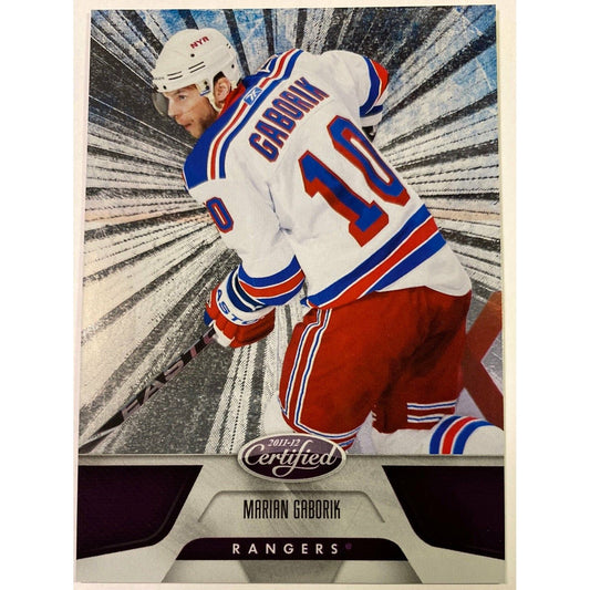  2011-12 Panini Certified Marian Gaborik Mirror Purple /10  Local Legends Cards & Collectibles