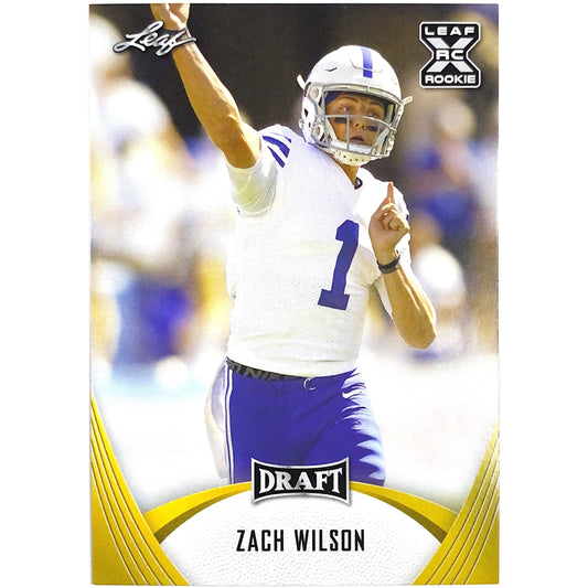 2021 Leaf Draft Zach Wilson RC