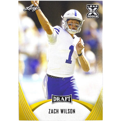 2021 Leaf Draft Zach Wilson RC