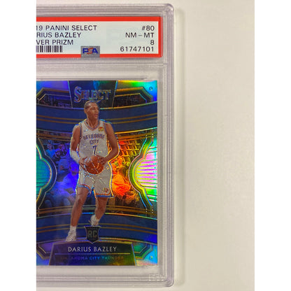  2019 Panini Select Darius Bazley Silver Prizm RC #80 NM-MT 8  Local Legends Cards & Collectibles