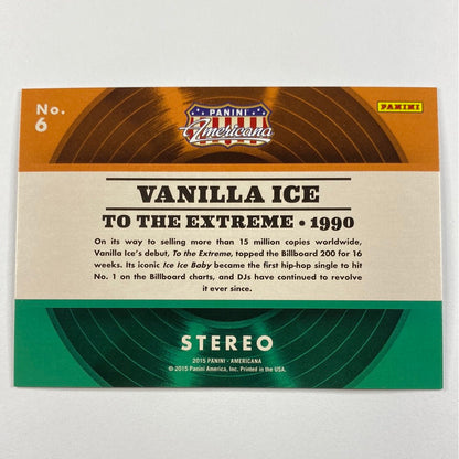 2015 Americana Vanilla Ice Certified Albums