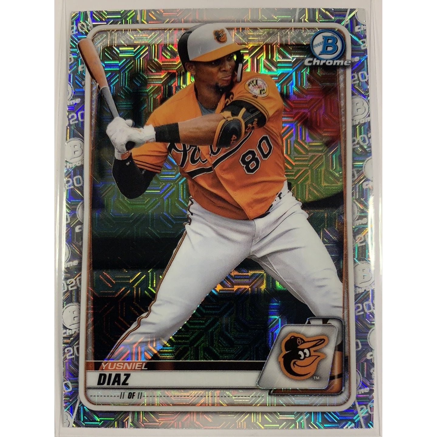  2020 Bowman Chrome Yusniel Diaz Mojo Refractor  Local Legends Cards & Collectibles