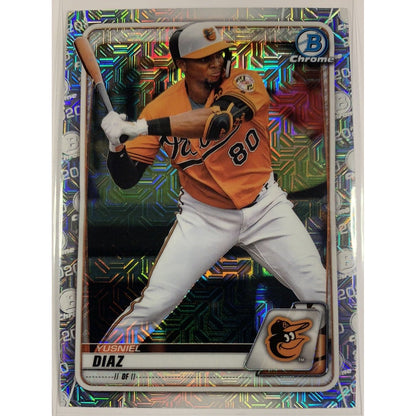  2020 Bowman Chrome Yusniel Diaz Mojo Refractor  Local Legends Cards & Collectibles