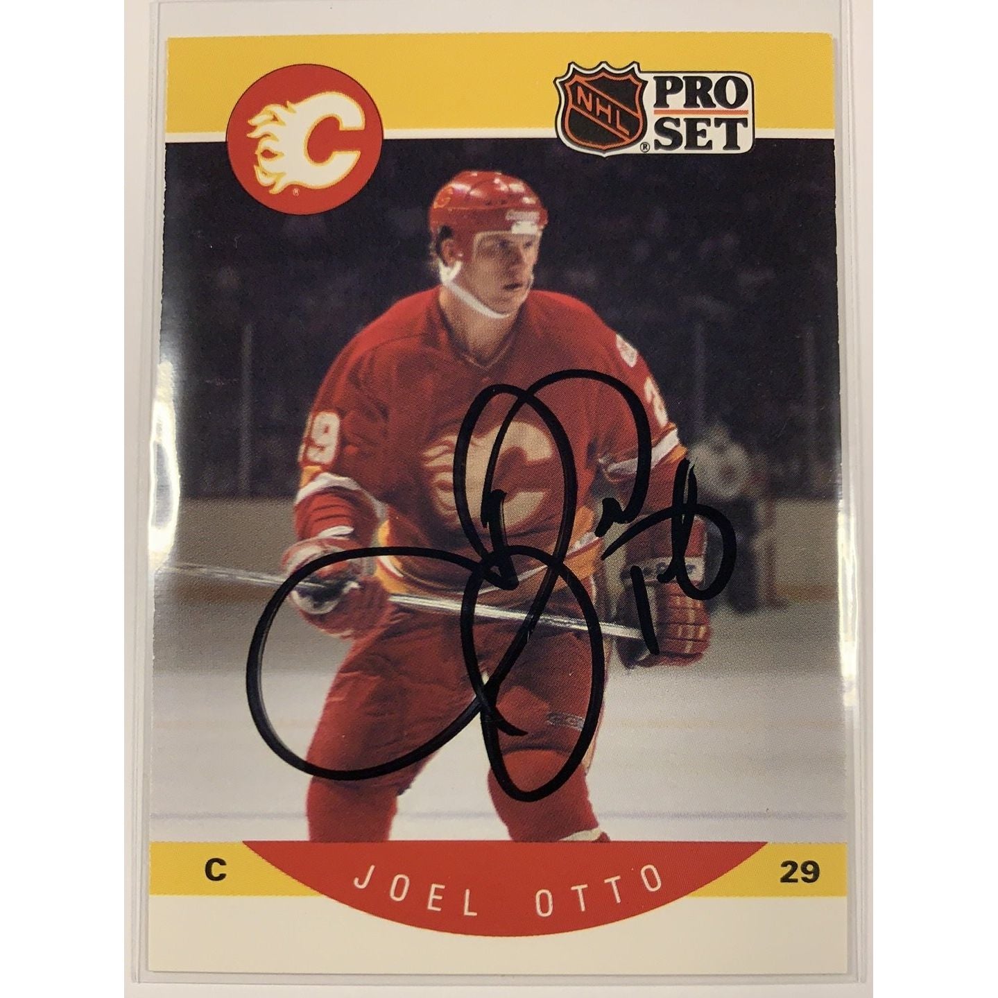  1990 Pro Set Joel Otto In Person Auto  Local Legends Cards & Collectibles