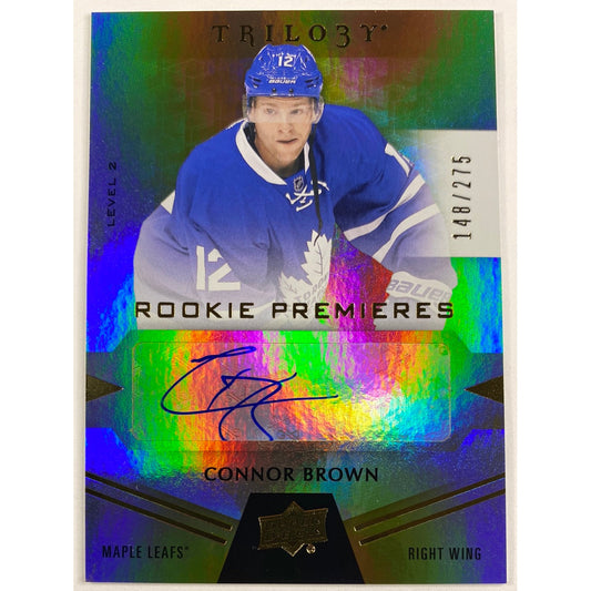 2016-17 Trilogy Connor Brown Rookie Premiers Level 2 Auto /275