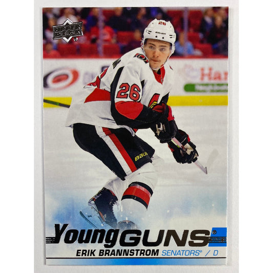 2019-20 Upper Deck Series 2 Erik Brannstrom Young Guns