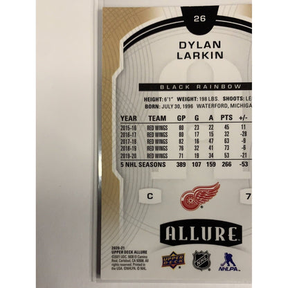  2020-21 Allure Dylan Larkin Black Rainbow  Local Legends Cards & Collectibles