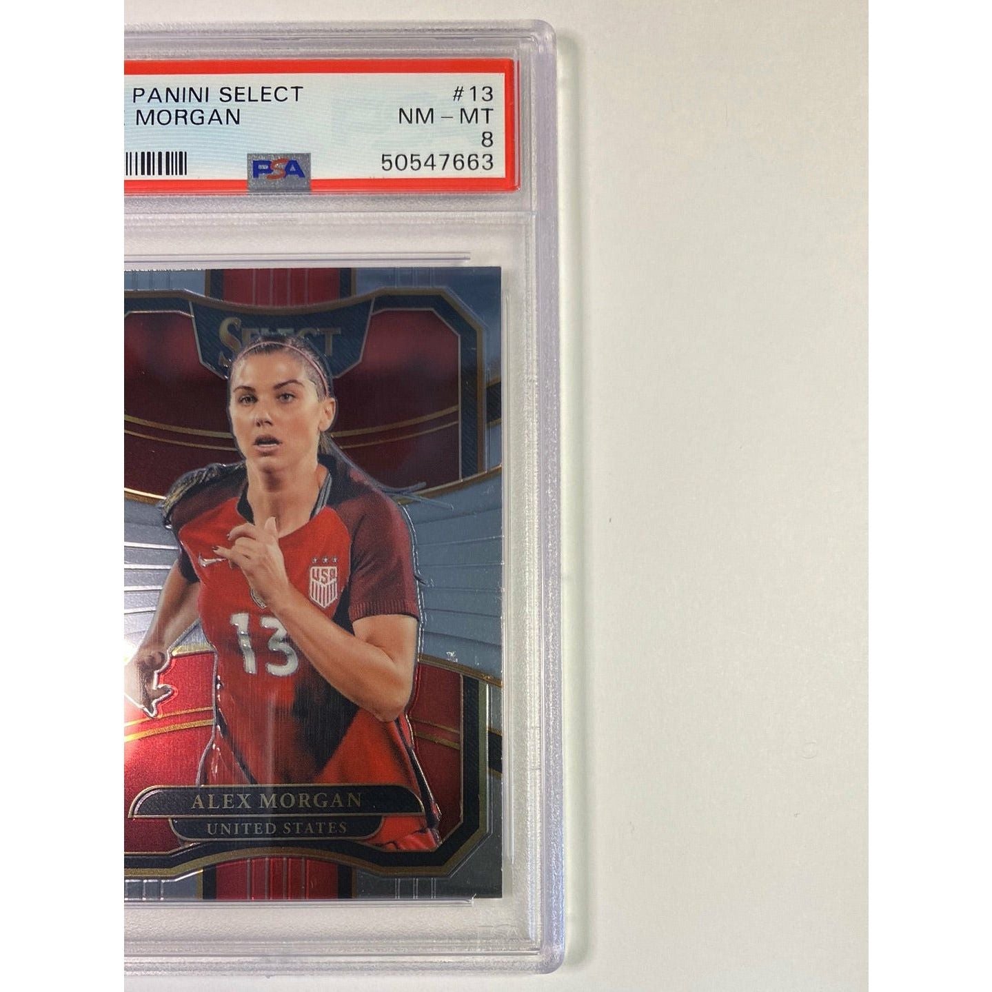 2017 Panini Select Alex Morgan PSA NM-MT 8  Local Legends Cards & Collectibles