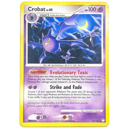 Mysterious Treasures Crobat Rare Non-Holo 23/123