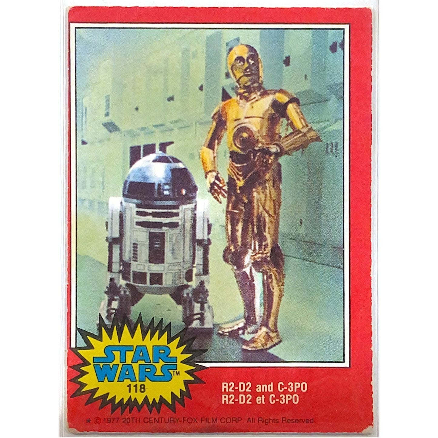  1977 20th Century Fox Star Wars R2-D2 and C-3PO Puzzle Back #118  Local Legends Cards & Collectibles