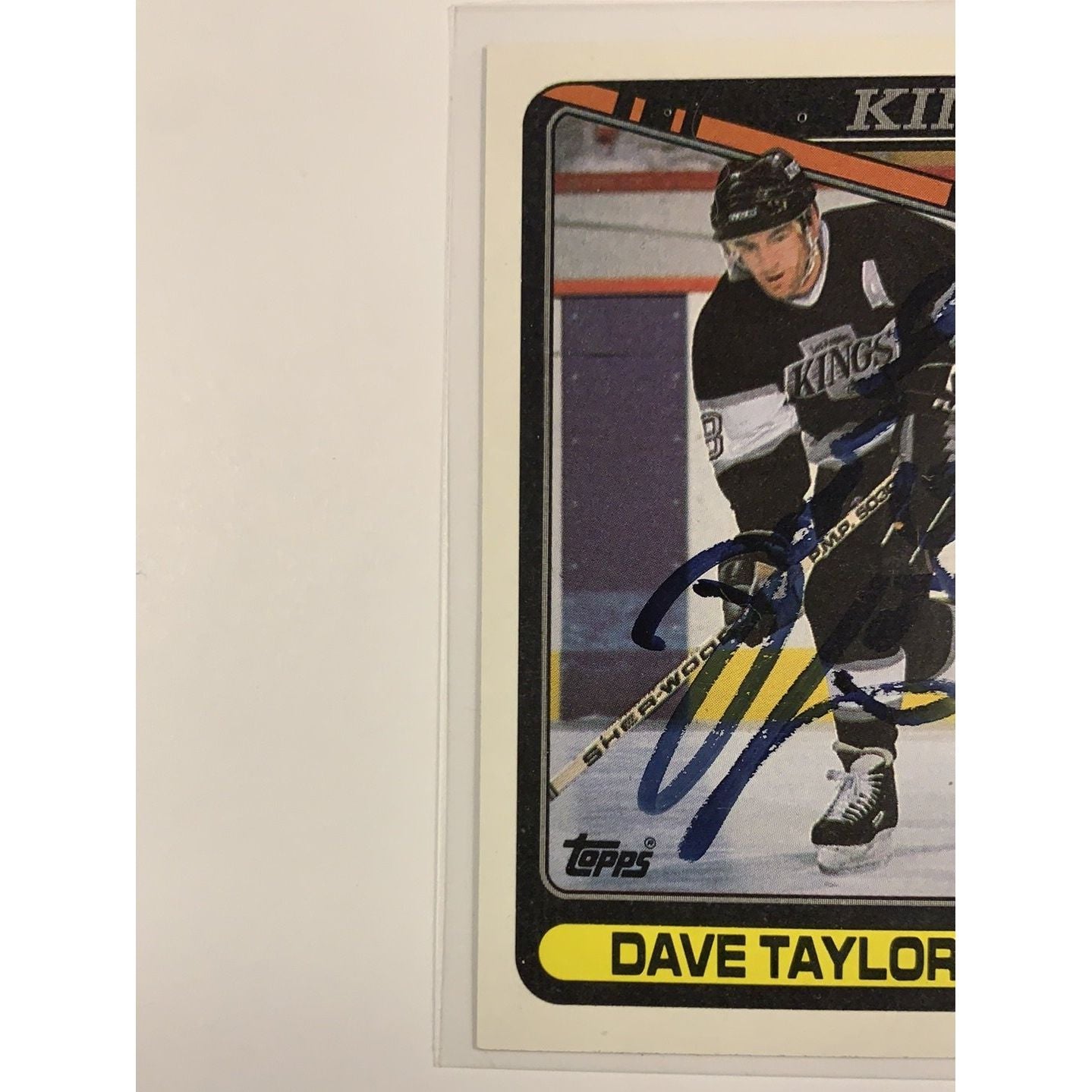  1990 Topps Dave Taylor In Person Auto  Local Legends Cards & Collectibles