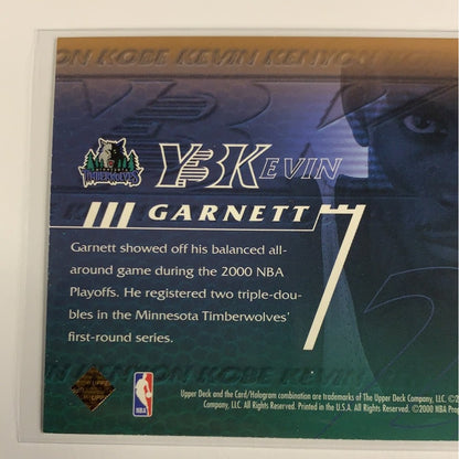  2000 Upper Deck Kevin Garnett Y3K  Local Legends Cards & Collectibles