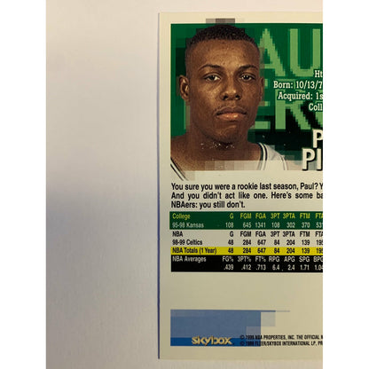 1999-00 Hoops Skybox Paul Pierce Sophomore Sensations