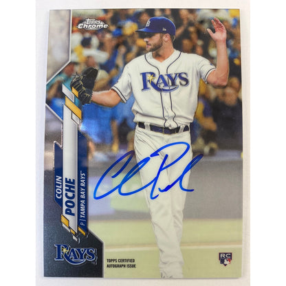 2020 Topps Chrome Colin Poche RC Auto