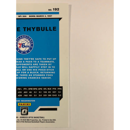 2019-20 Donruss Optic Matisse Thybulle Rated Rookie