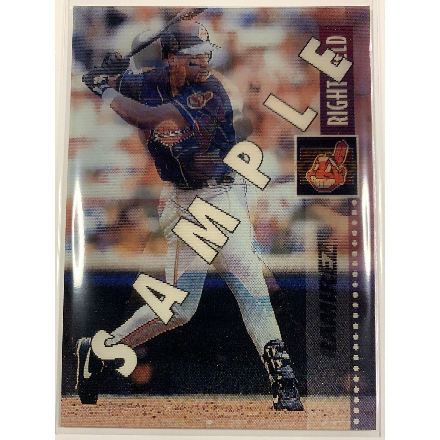  1995 Pinnacle Sport Flix 95 Sample Manny Ramirez 3D Card  Local Legends Cards & Collectibles