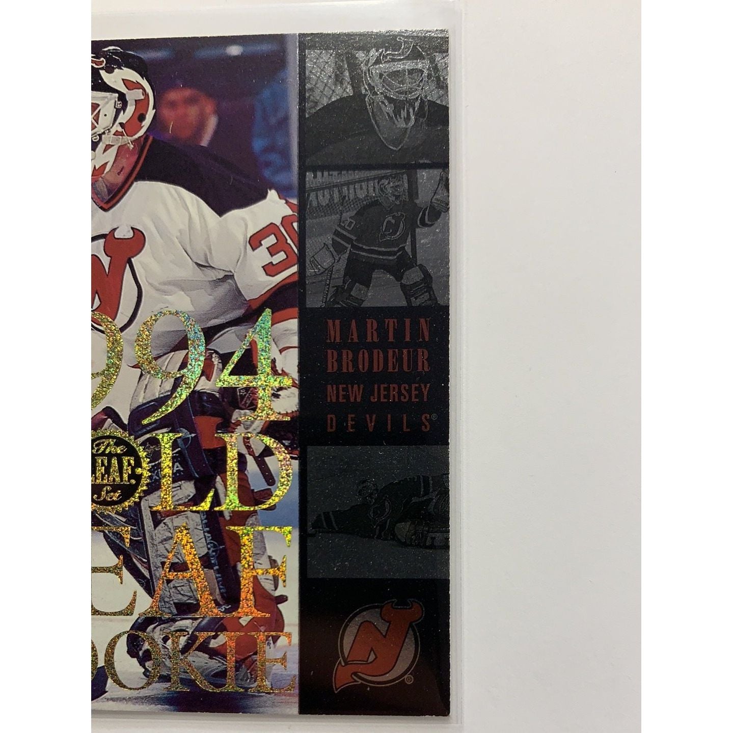  1994 Donruss The Leaf Set Martin Brodeur Rookie Card  Local Legends Cards & Collectibles