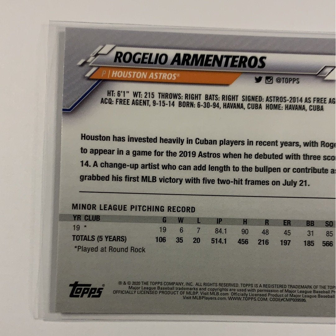  2020 Topps Chrome Rogelio Armenteros RC  Local Legends Cards & Collectibles