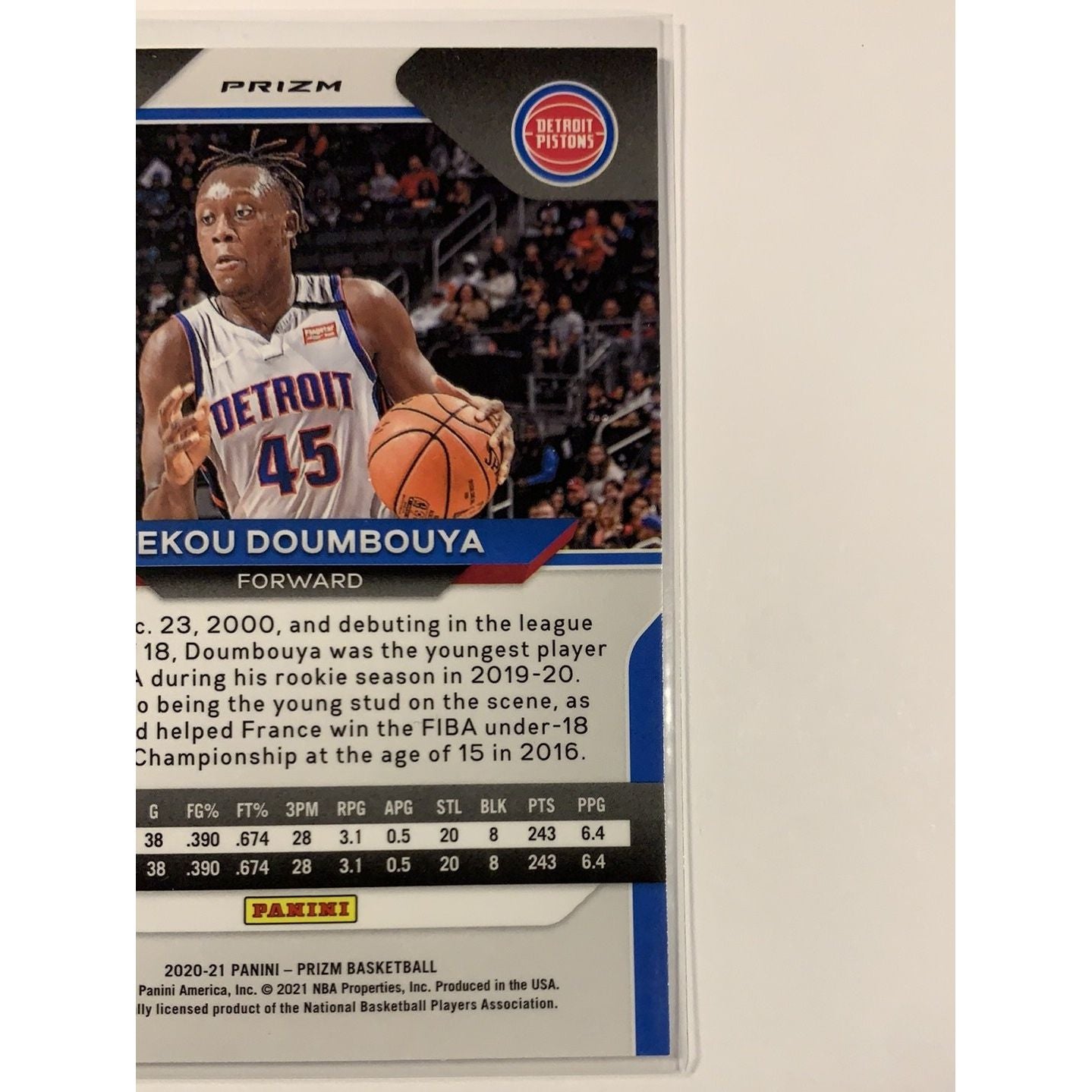  2020-21 Panini Prizm Sekou Doumbouya Green Prizm  Local Legends Cards & Collectibles