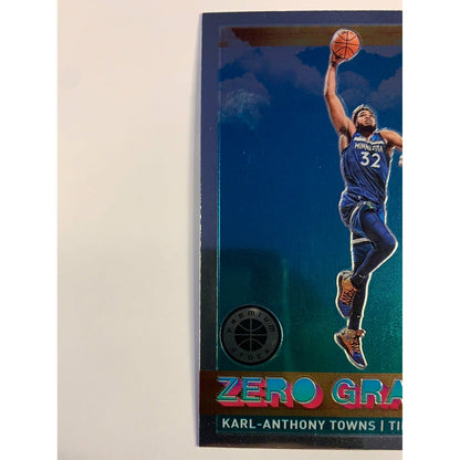 2019-20 Hoops Premium Stock Karl Anthony Towns Zero Gravity