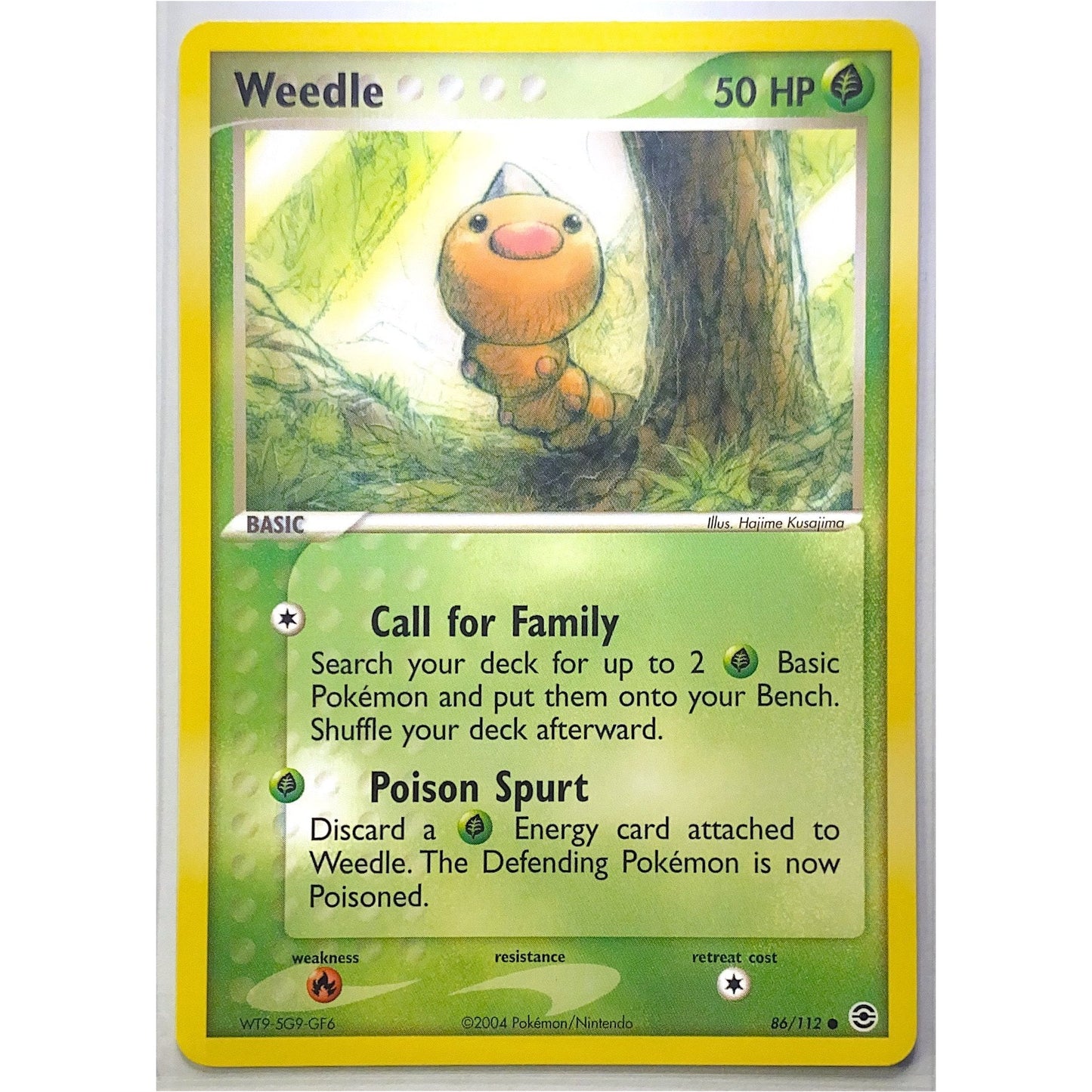  FireRed LeafGreen Weedle Common Non-Holo 86/112  Local Legends Cards & Collectibles
