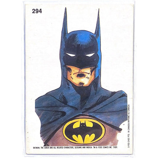  1989 O-Pee-Chee DC Comics Batman Puzzle Back #294  Local Legends Cards & Collectibles