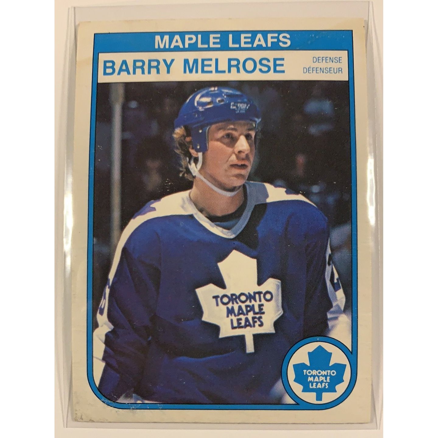 1982-83 O-Pee-Chee Barry Melrose Base #328  Local Legends Cards & Collectibles