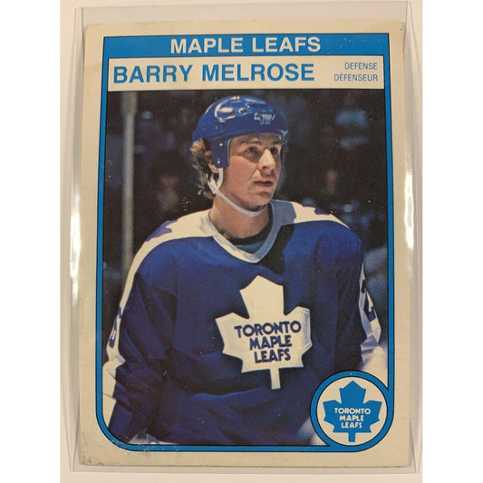  1982-83 O-Pee-Chee Barry Melrose Base #328  Local Legends Cards & Collectibles