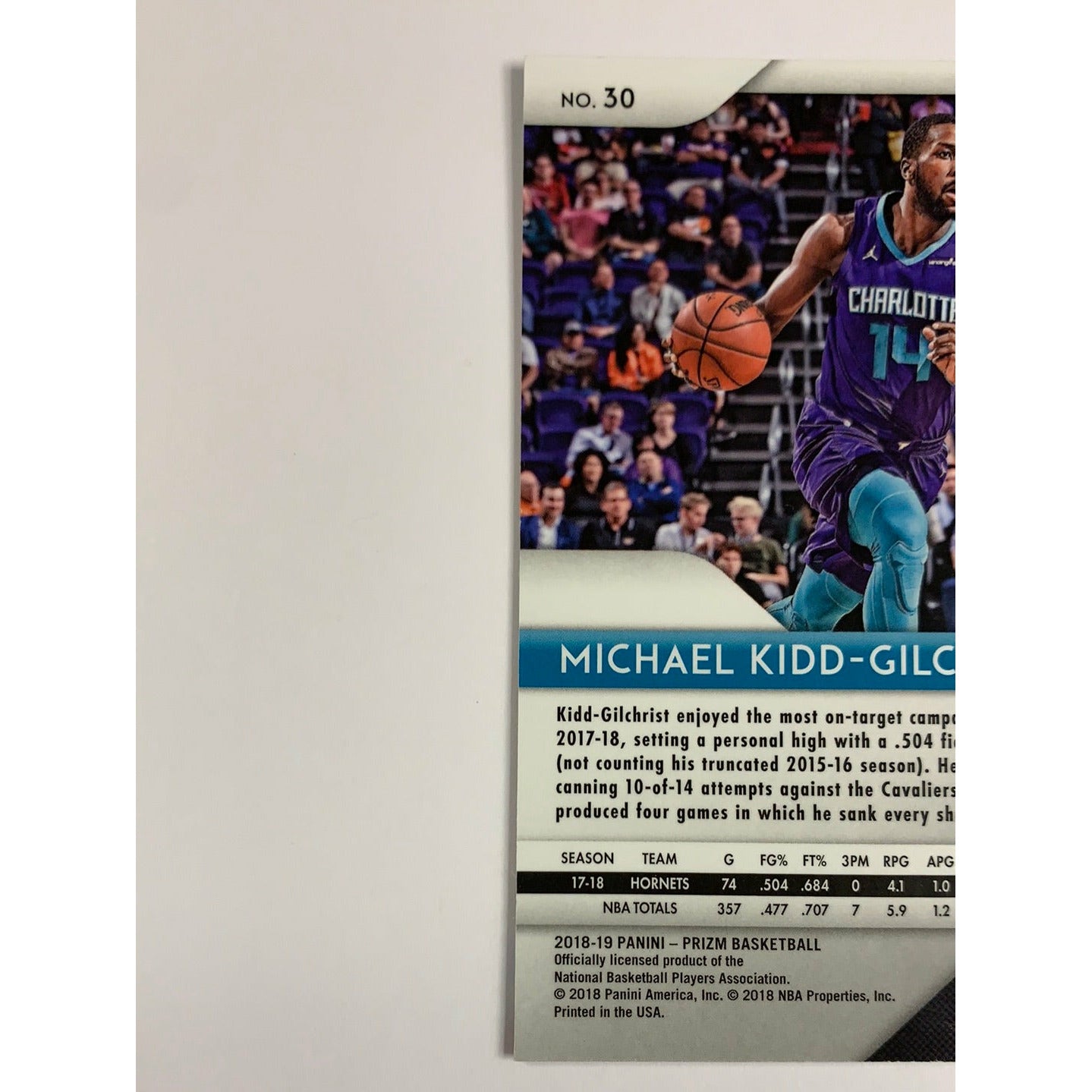 2018-19 Michael Kidd Gilchrist Cracked Ice Red Prizm