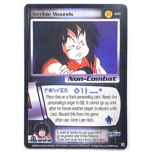  2000 Score Dragon Ball Z Terrible Wounds #208  Local Legends Cards & Collectibles