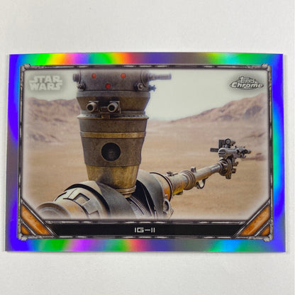 Topps Chrome The Mandalorian IG-11 Refractor