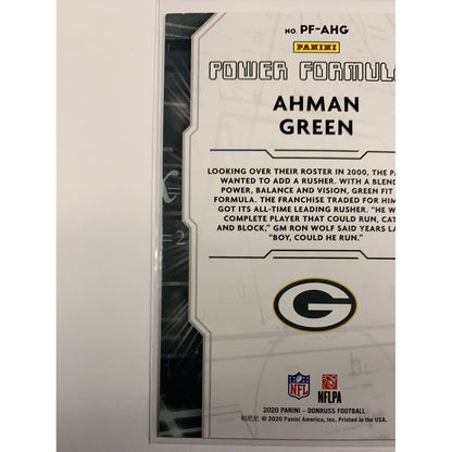  2020 Donruss Ahman Green Power Formulas  Local Legends Cards & Collectibles