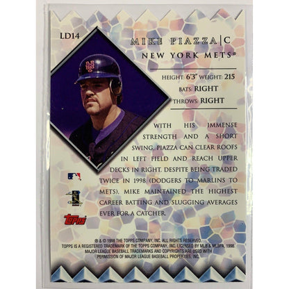 1998 Topps Mike Piazza Lord of the Diamond Die Cut Refractor